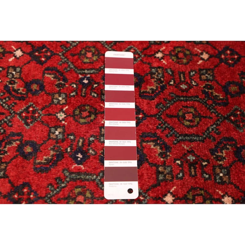 ECARPETGALLERY Hand-knotted Andelz Red Wool Rug - 3'3 x 5'1