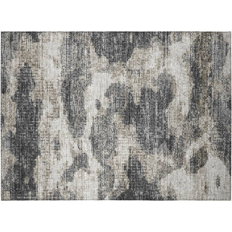 Indoor/ Outdoor Accord Modern Waves Washable Rug New