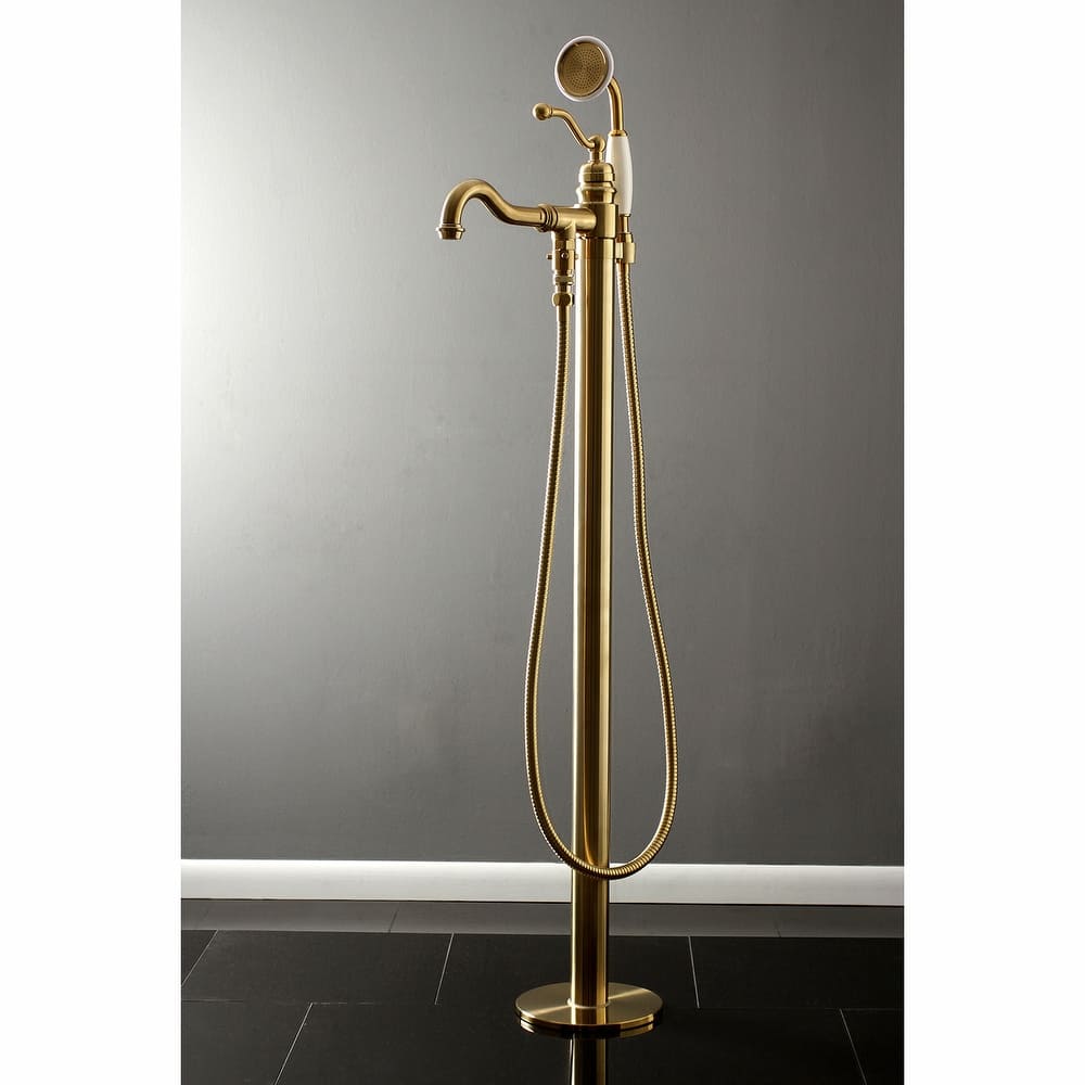 English Country Freestanding Tub Faucet with Hand Shower