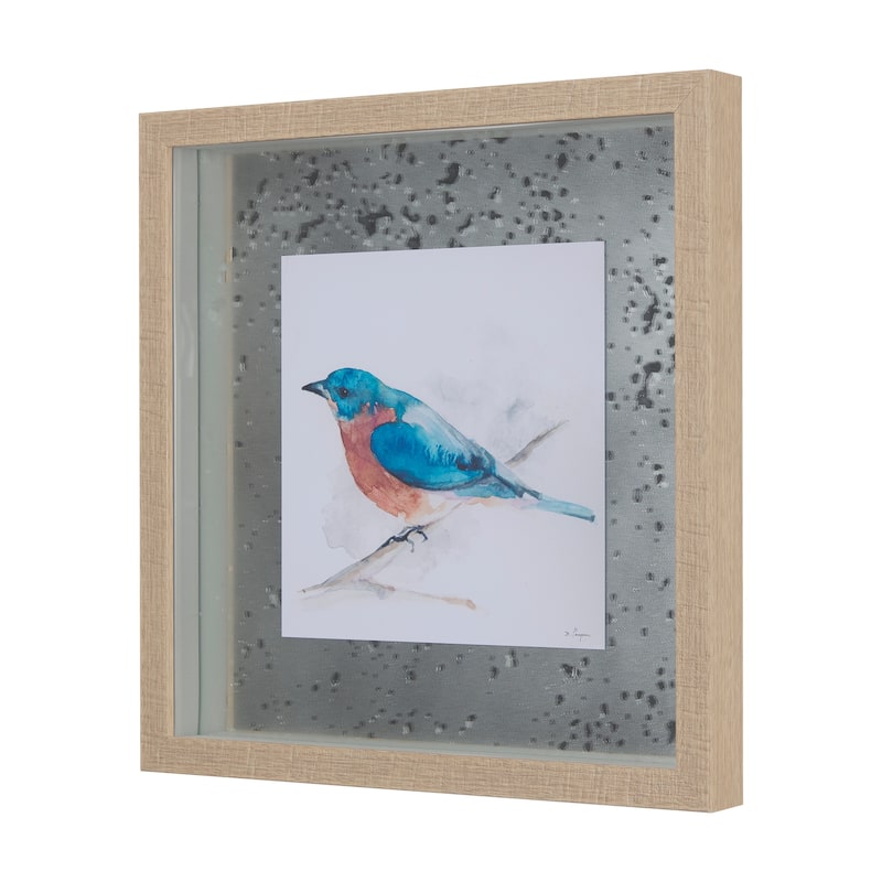 Eastern Blue V Framed Art Print