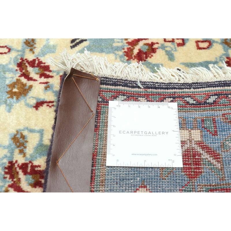 ECARPETGALLERY Hand-knotted Kayseri Vintage Cream Wool Rug - 5'5 x 7'7