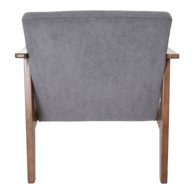 Mid-century Modern Hardwood Arm Chair
