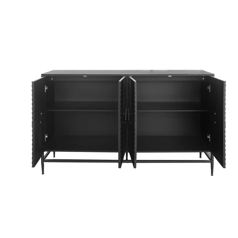 59'' Modern Wood Storage Cabinet Sideboard Buffet for Living Room or Dining Room
