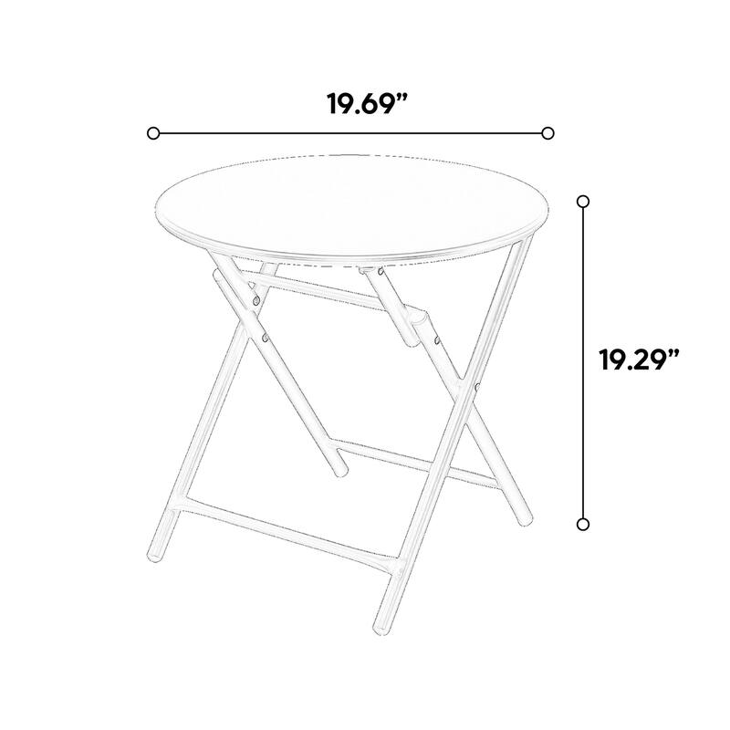 3 Piece Outdoor Patio Bistro Set, Conversation Sets for Beach Poolside or Garden