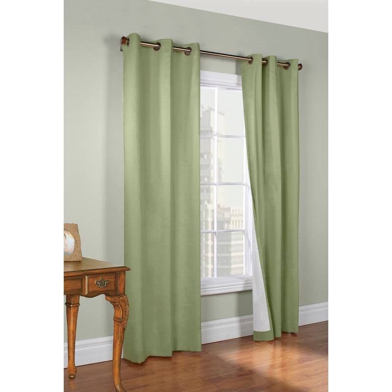 ThermaLogic Weathermate Insulated Grommet Extra Wide Curtain Panel - Pair