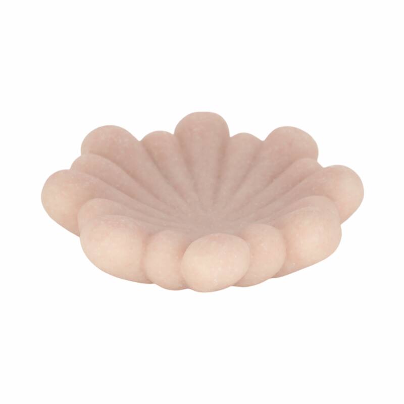 Decorative Flower Shape Quartz Accent Bowl - Home Decor - 17" Pink - 7.0"
