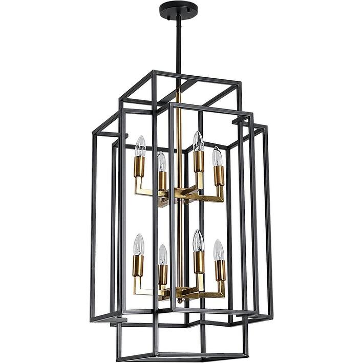 8 light home lantern tiered island pendant light fixture farmhouse kitchen hanging chandelier