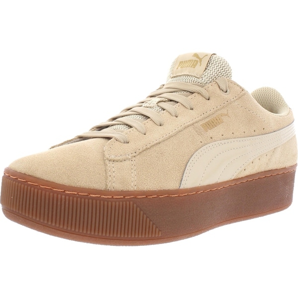 puma vikky platform sneaker white