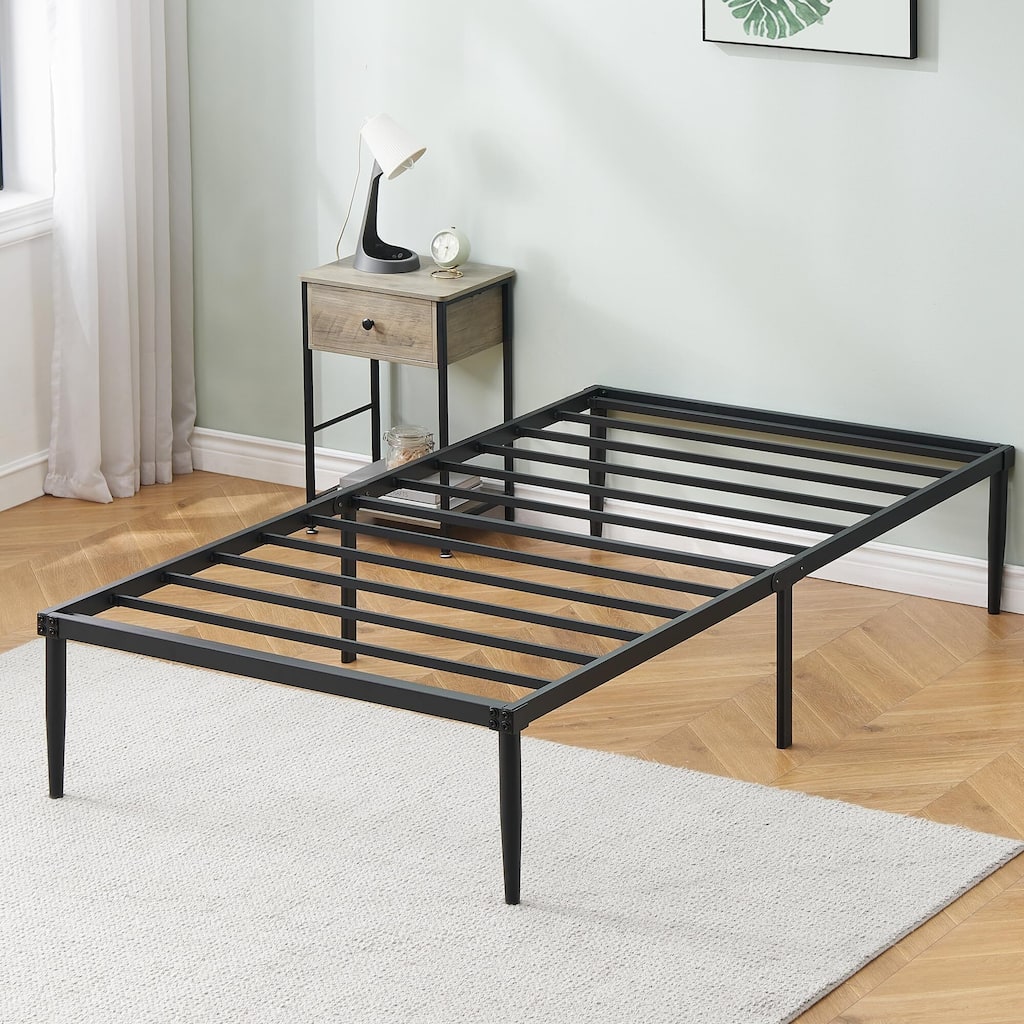 14 Inch Metal Bed Frame, Twin Bed Frame