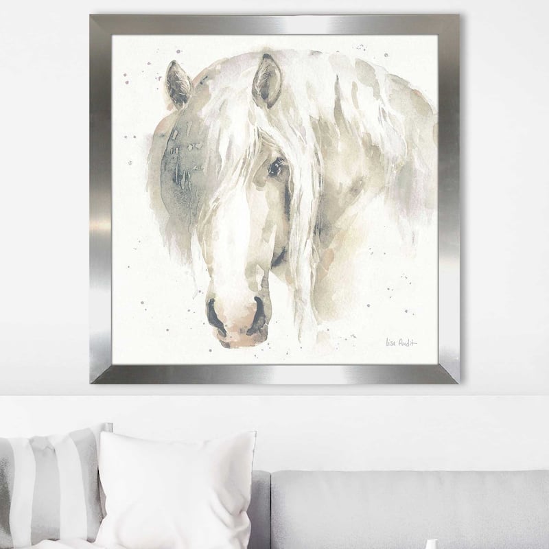 "Farm Friends VI Neutral" by Lisa Audit Print on Acrylic.