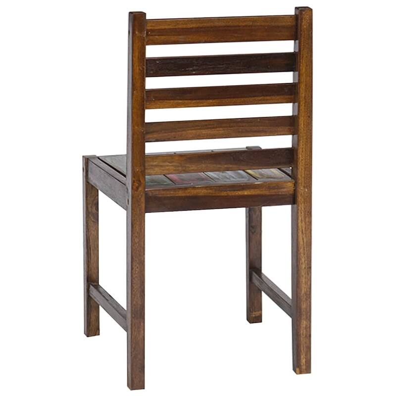 vidaXL Dining Chairs Accent Side Chair Reclaimed Wood Solid Reclaimed Wood - 17.7" x 17.7" x 33.5"
