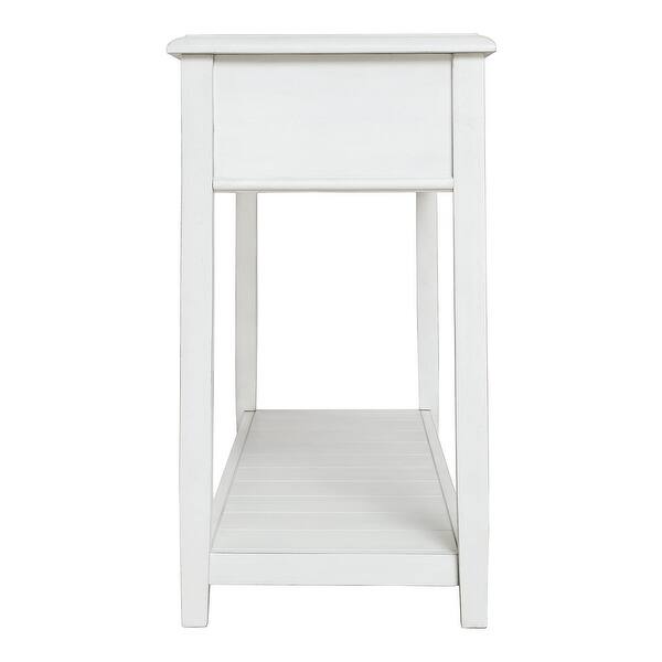 Ashley Furniture Kanwyn Whitewash Sofa Table 50"W x 17"D x 30"H Bed