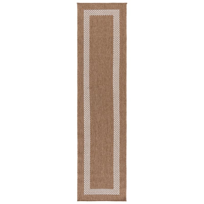 SAFAVIEH Sisal Performance Margit Washable Indoor/Outdoor Rug - Natural/Ivory - 2' x 8' Runner