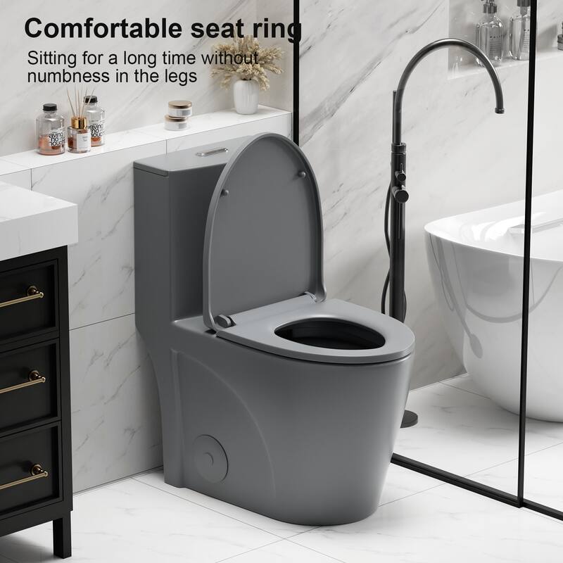Only Toilet Seat Cover,Soft-Closing Seat,Easy and Quick Installation