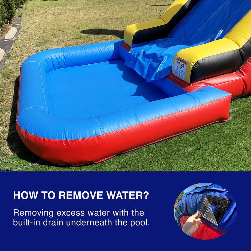 HeroKiddo Ninja Warrior Commercial Grade Inflatable Bounce House & Slide Combo for Kids and Adults (with Air Blower)