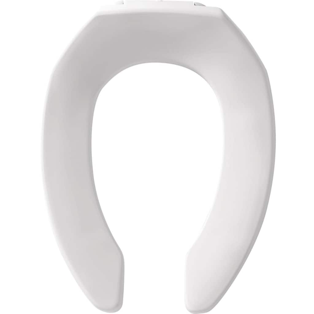 Bemis 295SSCT Elongated Open-Front Less Cover Commercial Plastic