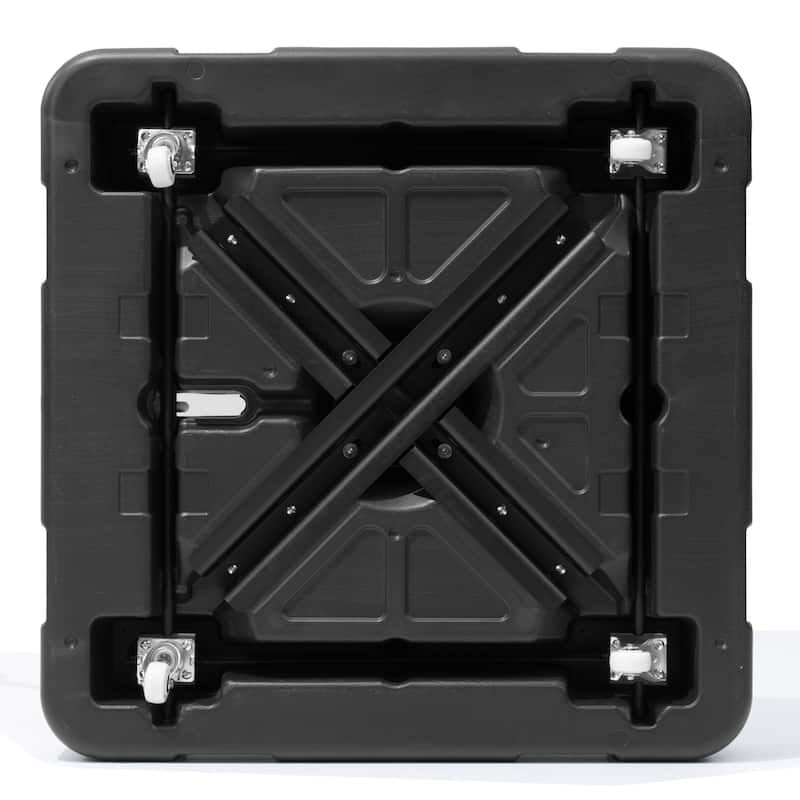 VredHom Cantilever Umbrella Base Sand with Wheels and Rod - 37.4 in L x 37.4 in W x 5.9 in H