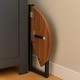preview thumbnail 15 of 22, Aria Home 35 Inch Folding Table Round Trifold Multi Use Space Saving