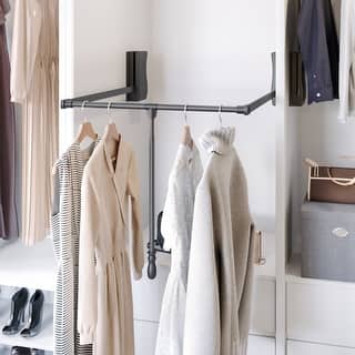 Hardware Resources 32 Inch Wide Pull Down Closet Rod