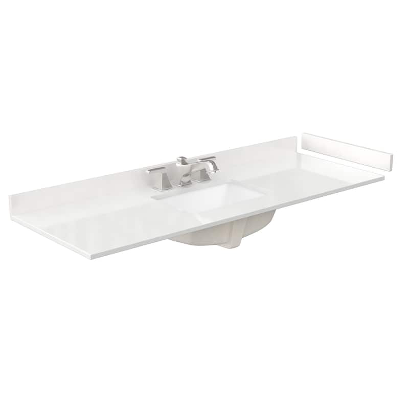 Wyndham Collection WCS141460S-QTZ-US3MED Sheffield 60" Free Standing
