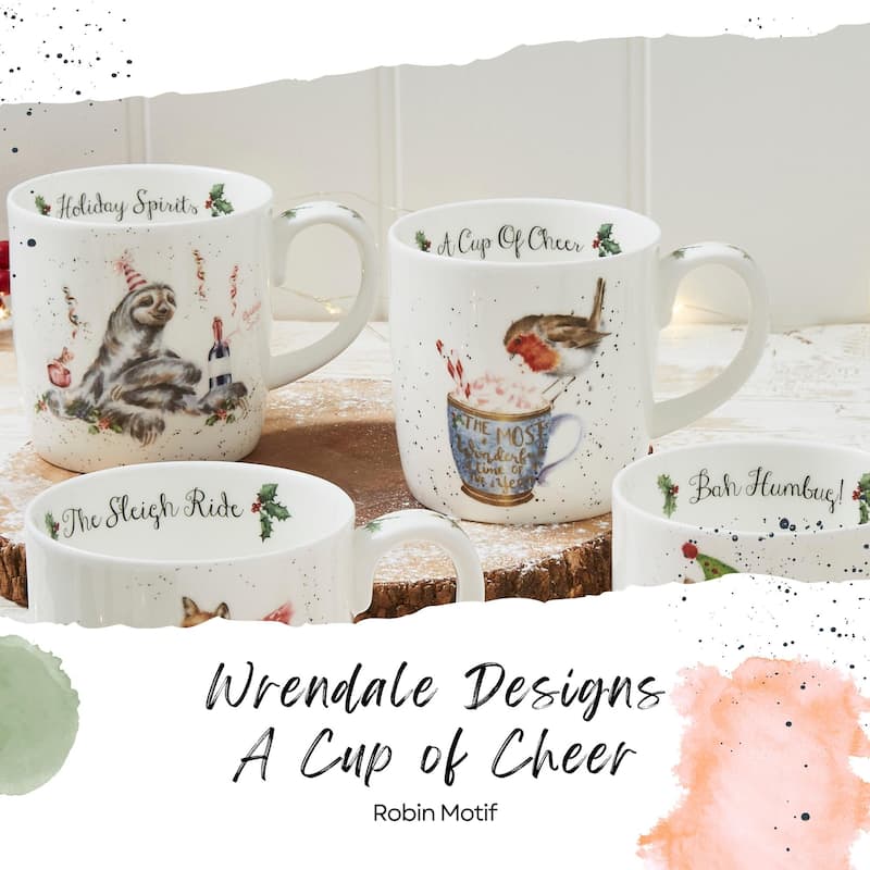 Royal Worcester Holiday Wrendale Designs 14 oz Mug