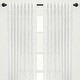 preview thumbnail 11 of 35, Chanasya Printed Crosshatch Light Filtering Kitchen Bedroom Window Curtain (Set of 2)