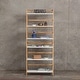preview thumbnail 9 of 10, 3-tier Solid Bamboo Frame Stackable Bookshelf