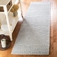 preview thumbnail 3 of 26, SAFAVIEH Handmade Natura Steinvor Geometric Wool Rug 2'3" x 10' Runner - Steel