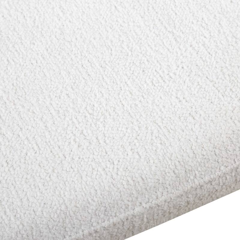 Uttermost Ascend Textured White Dining Chair - 19.70" W x 33.85" H x 23.00" D