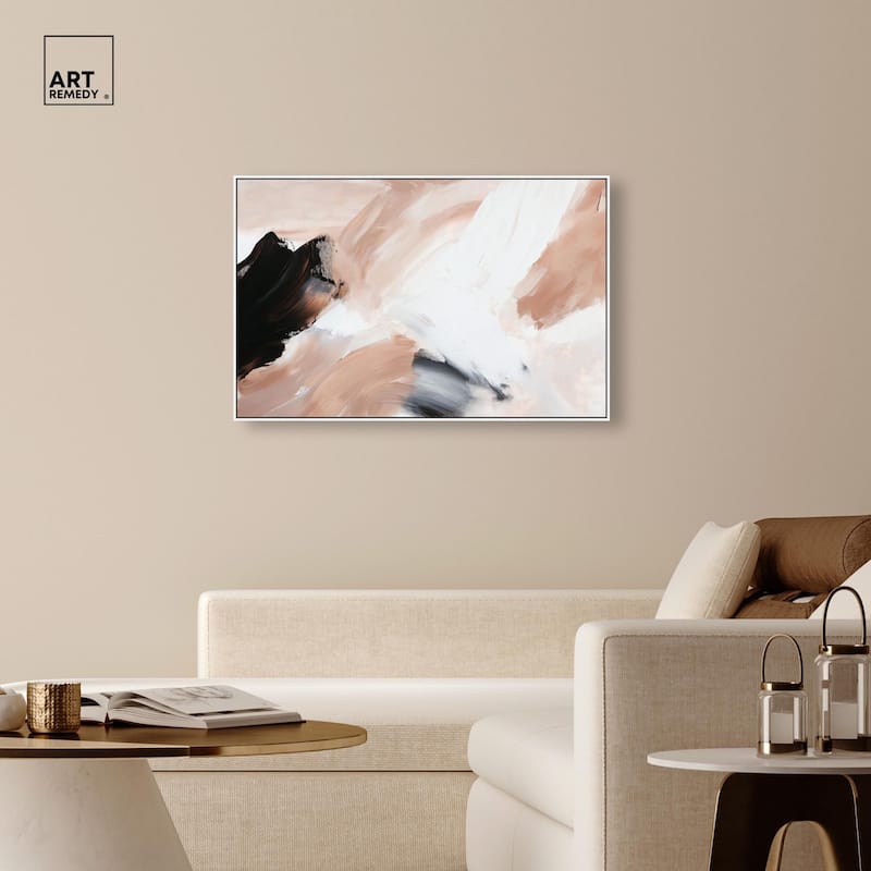 Swirls of Cream I Canvas by Art Remedy