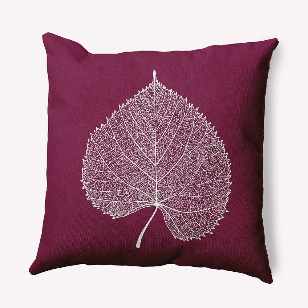 Leaf Study Accent Pillow