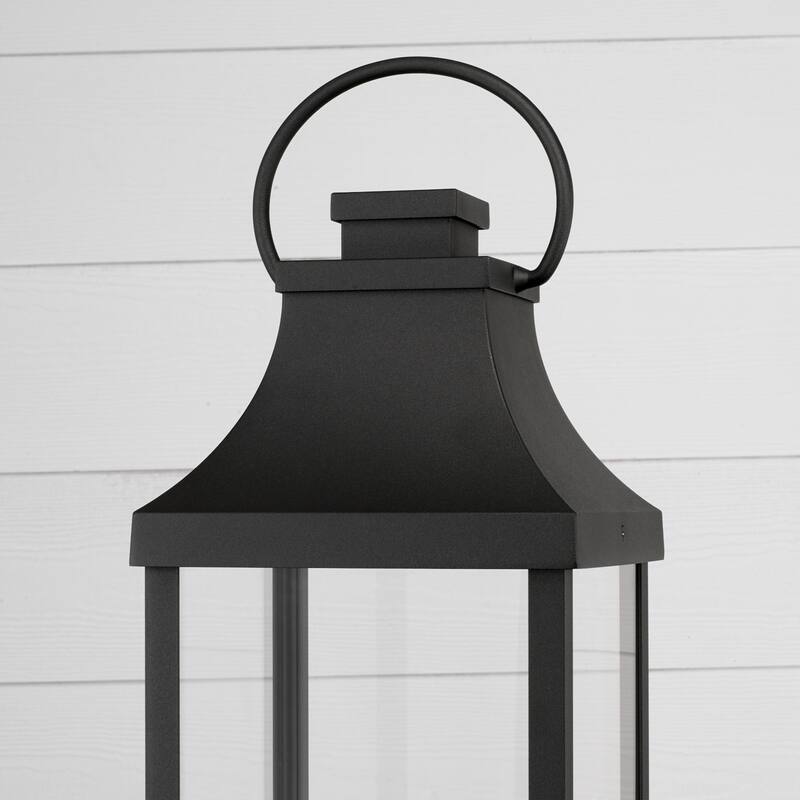 3-light Outdoor Post-Lantern w/ Clear Glass