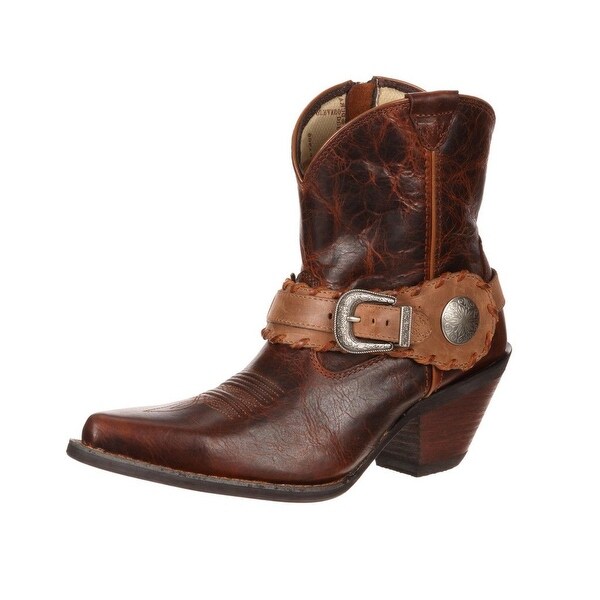 Shop Durango Western Boots Womens Crush Spur Strap Demi Brown DCRD173 - Free Shipping Today ...