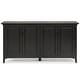 preview thumbnail 7 of 37, WYNDENHALL Halifax SOLID WOOD 66" Wide Transitional Wide 4Door Storage Cabinet - 18"d x 66" w x 34"h