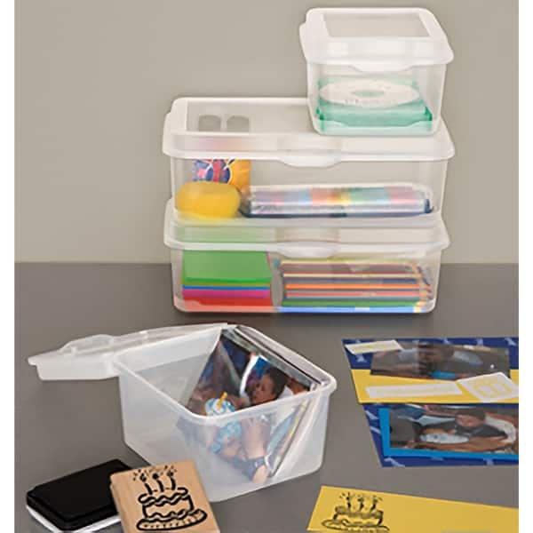 Stackable Clear Storage Bin With Latching Lid - 66 Nigeria | Ubuy