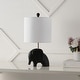 preview thumbnail 28 of 30, Harlow 17.5" Eclectic Southwestern Resin/Iron Elephant LED Kids Table Lamp, by JONATHAN Y