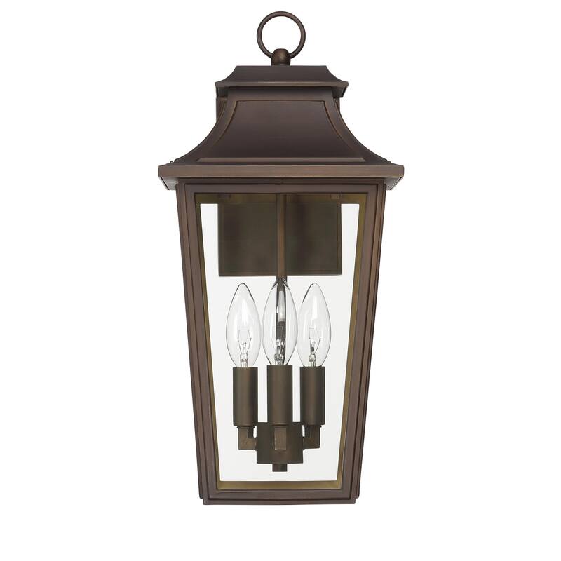 Hunter Spring Cove Outdoor Wall Light - Front Porch, Patio, Garage, Pergola - Traditional, Mission - Resists Corrosion!