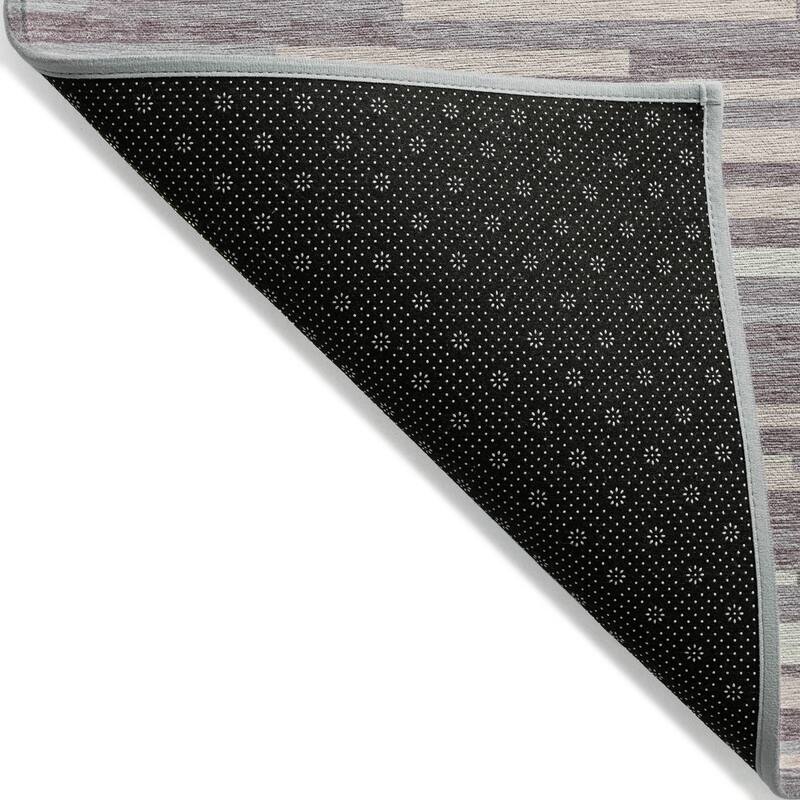 Machine Washable Indoor/ Outdoor Chantille Modern Stripes Rug