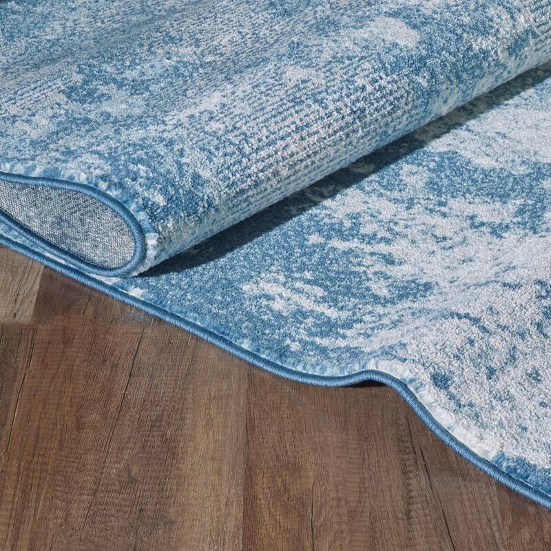 Luxe Weavers Abstract Distressed Modern Living Room Area Rug