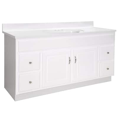 Design House 586446 Concord 60" Free Standing Single Basin Vanity Set