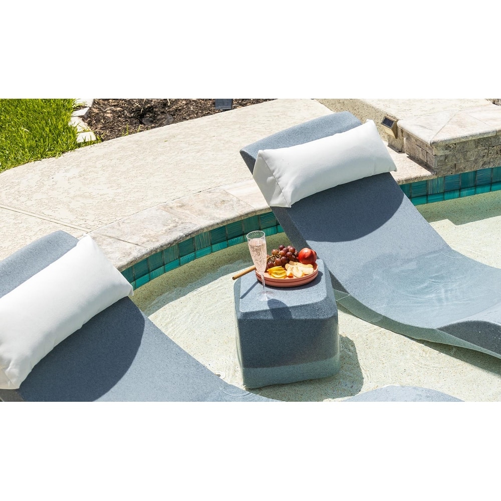 Aqua Outdoors In-Pool Side Table - Large for 10-14in of Water