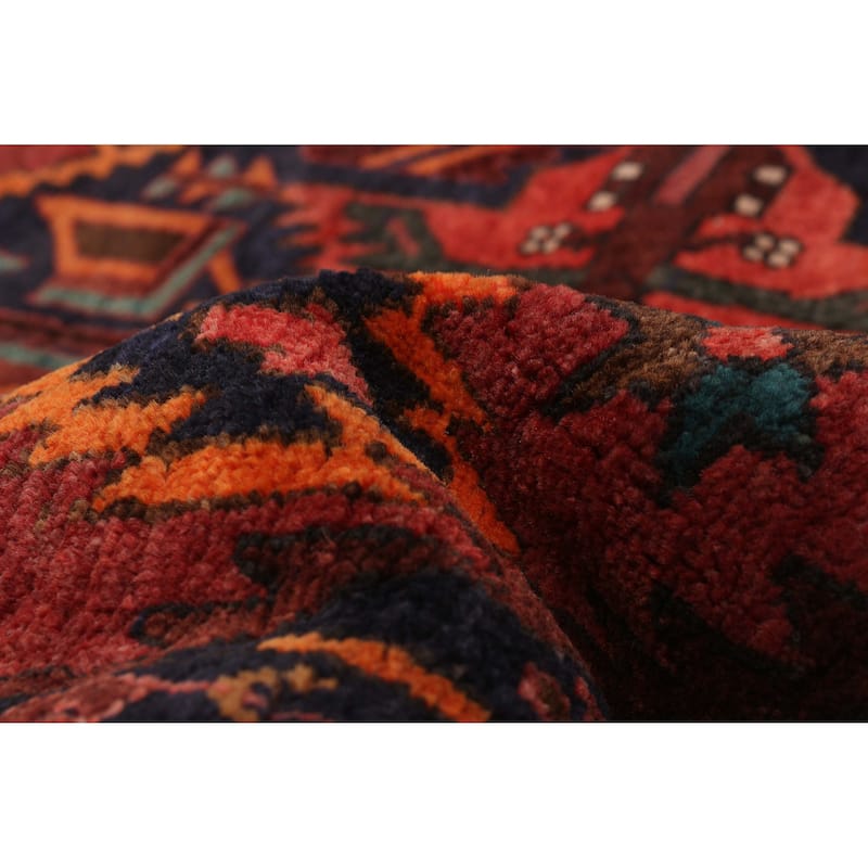 ECARPETGALLERY Hand-knotted Anatolian Vintage Red Wool Rug - 5'0 x 6'7