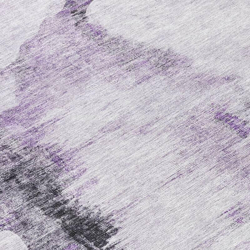 Machine Washable Indoor/ Outdoor Chantille Abstract Cloud Rug