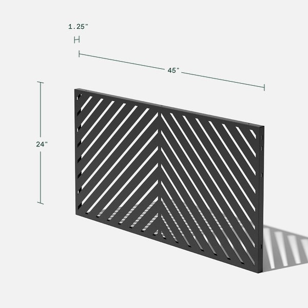 dimension image slide 12 of 15, Veradek Plastic Black Screen Panel