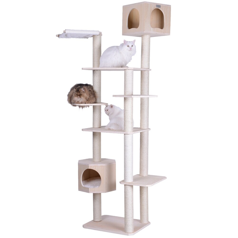 Armarkat Armarkat Classic Cat Tree B5301 Ivory 53 H Medium Off