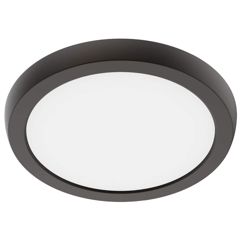 Nuvo Lighting 62/1910 7" Wide LED Flush Mount Drum Ceiling Fixture - - Bronze