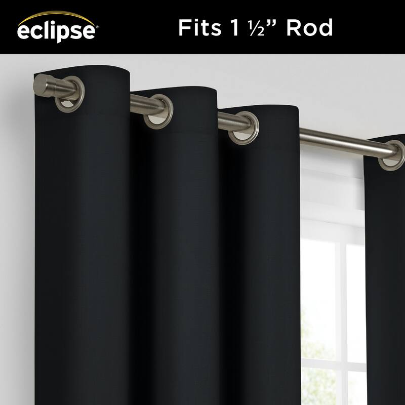 Eclipse Kendall Thermaback Grommet Extra Wide Sliding Patio Door Curtain Panel, 84 In Long x 100 In Wide