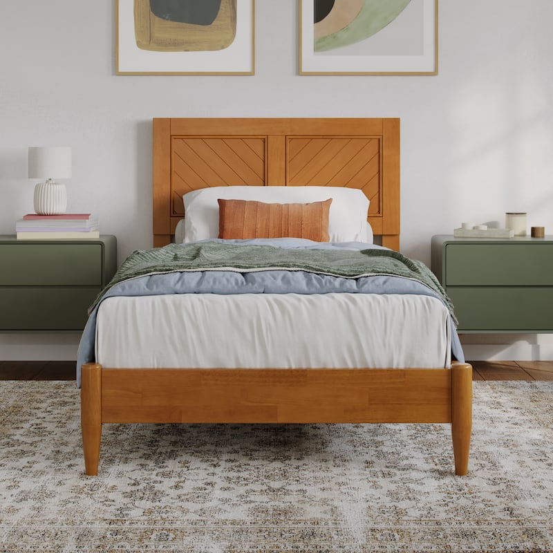 Berkshire Solid Wood Low Profile Platform Bed