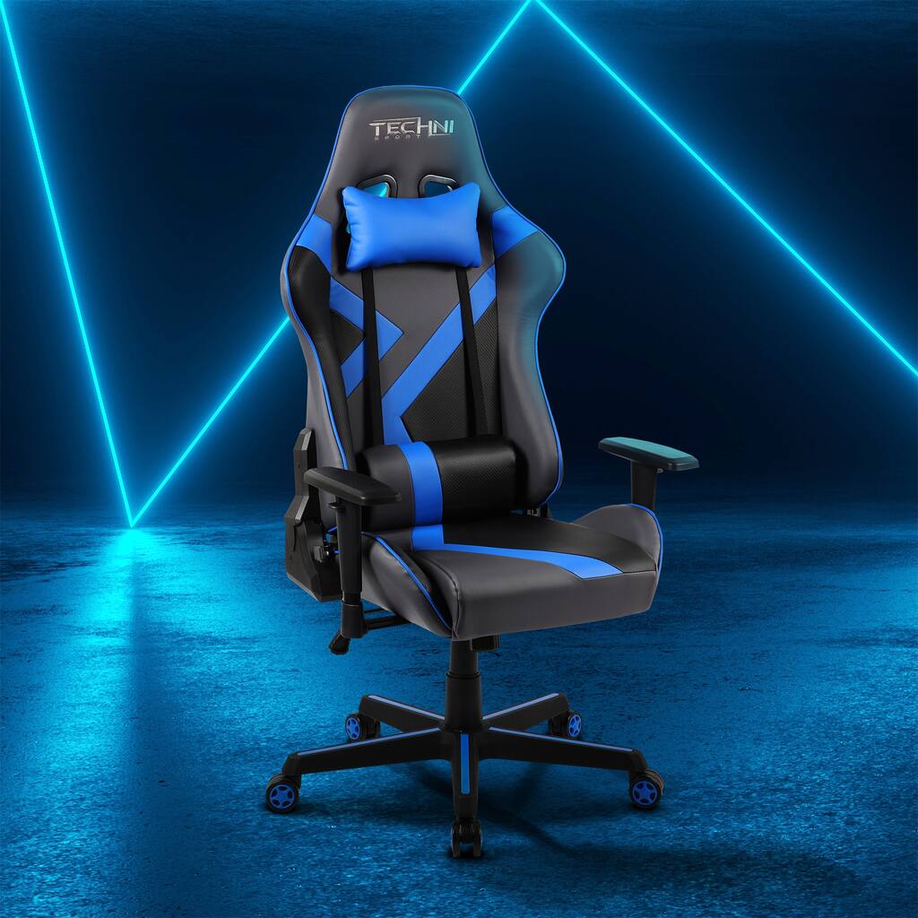 Blue Office-PC Gaming Chair