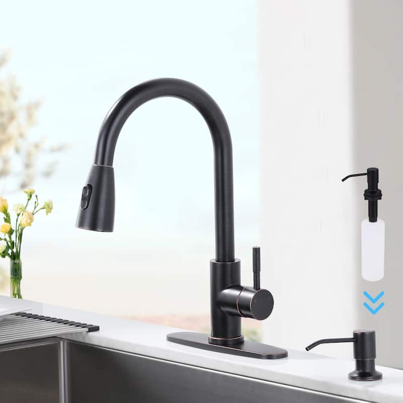 WOWOW Soap Dispenser for Kitchen Sink - N/A